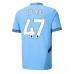 Tanie Strój piłkarski Manchester City Phil Foden #47 Koszulka Podstawowej 2024-25 Krótkie Rękawy